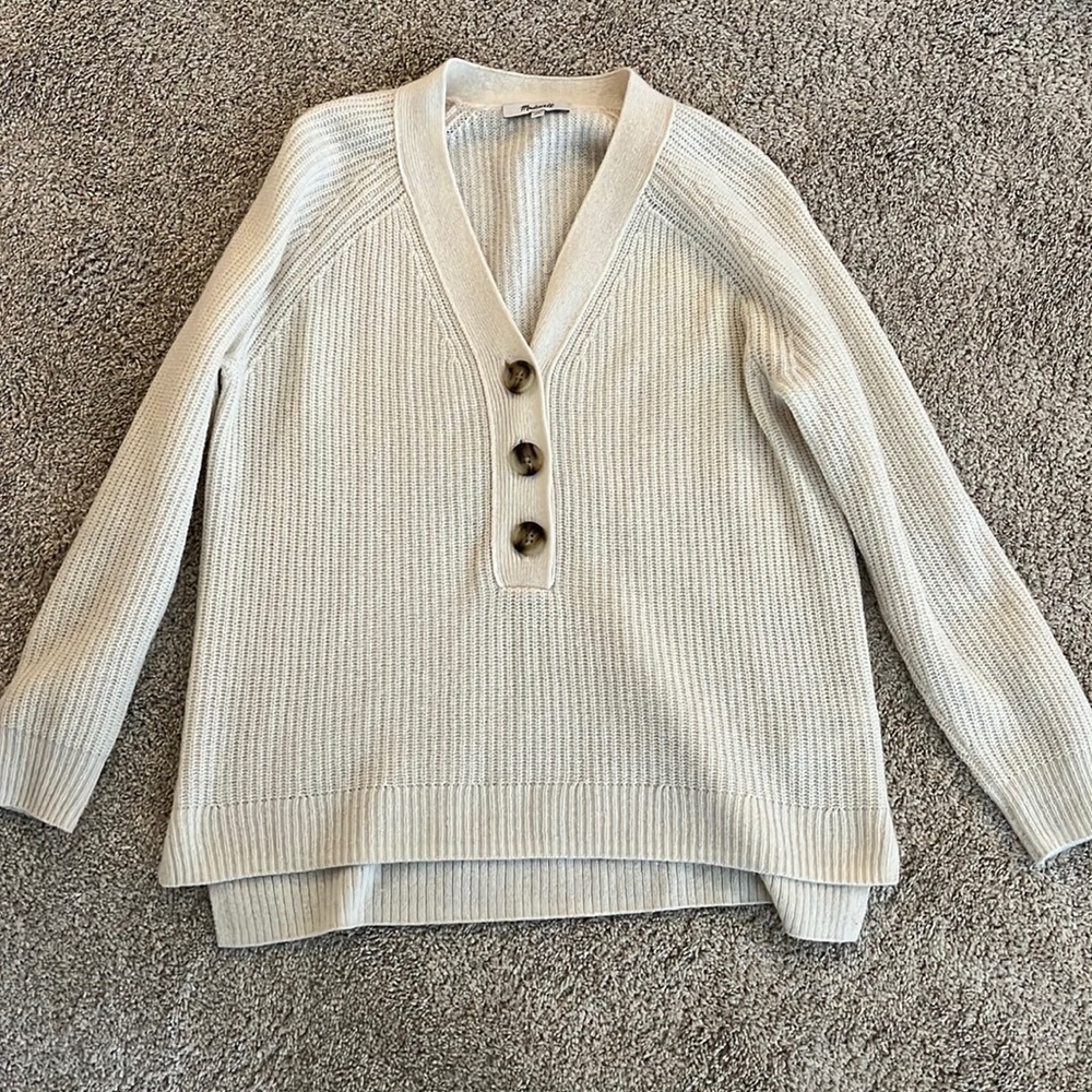 Madewell cream sweater